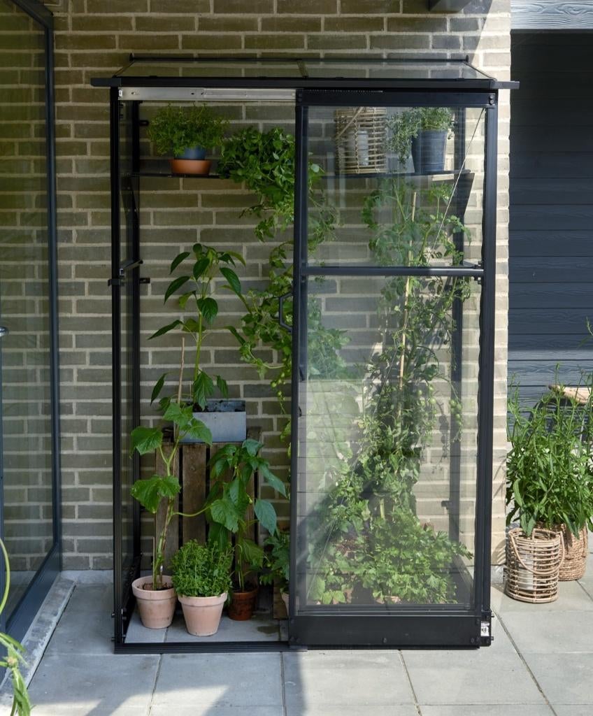 MUURKAS Qube LT 24, zwart, VG 3mm + PC 6 mm, Verzenden, Nieuw