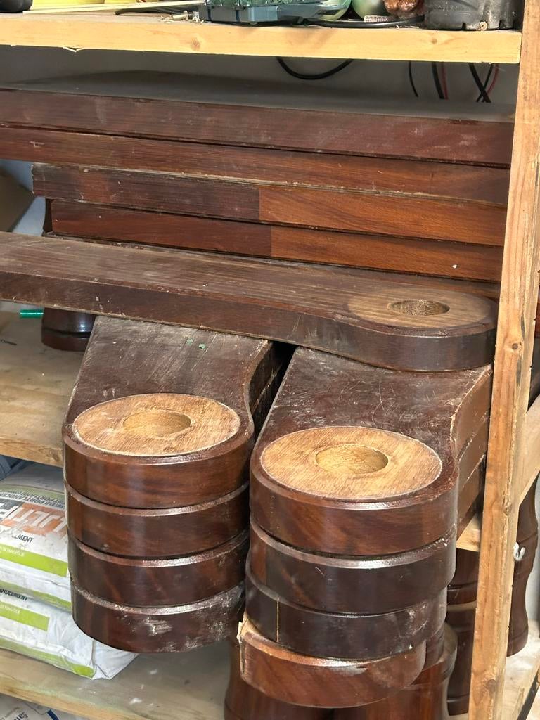 Ronde trap met 14 treden - Massief hout, Ophalen, Gebruikt, Trap, 2 tot 4 meter