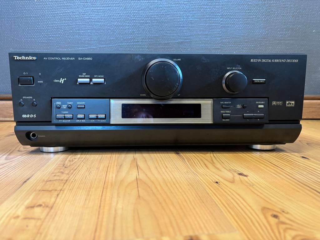Technics av control receiver SA-DX850, Ophalen, Zo goed als nieuw, 60 tot 120 watt, Overige merken