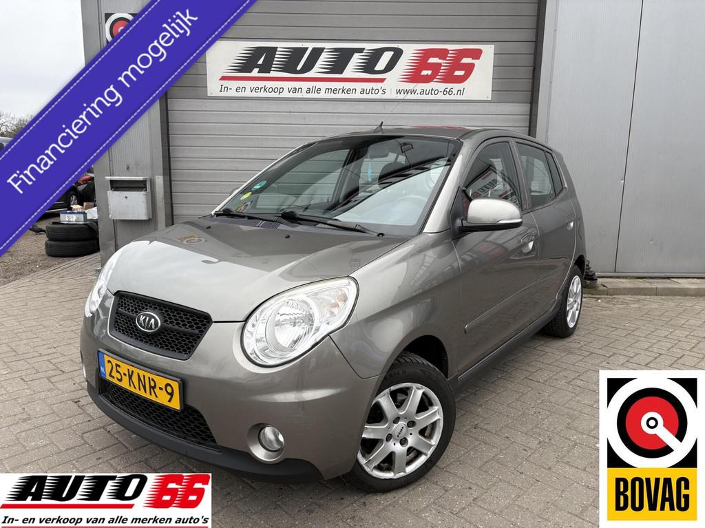 Kia Picanto 1.0 Q 5 drs AIRCO, Auto's, Kia, Stof, Zwart, 4 cilinders, 400 kg