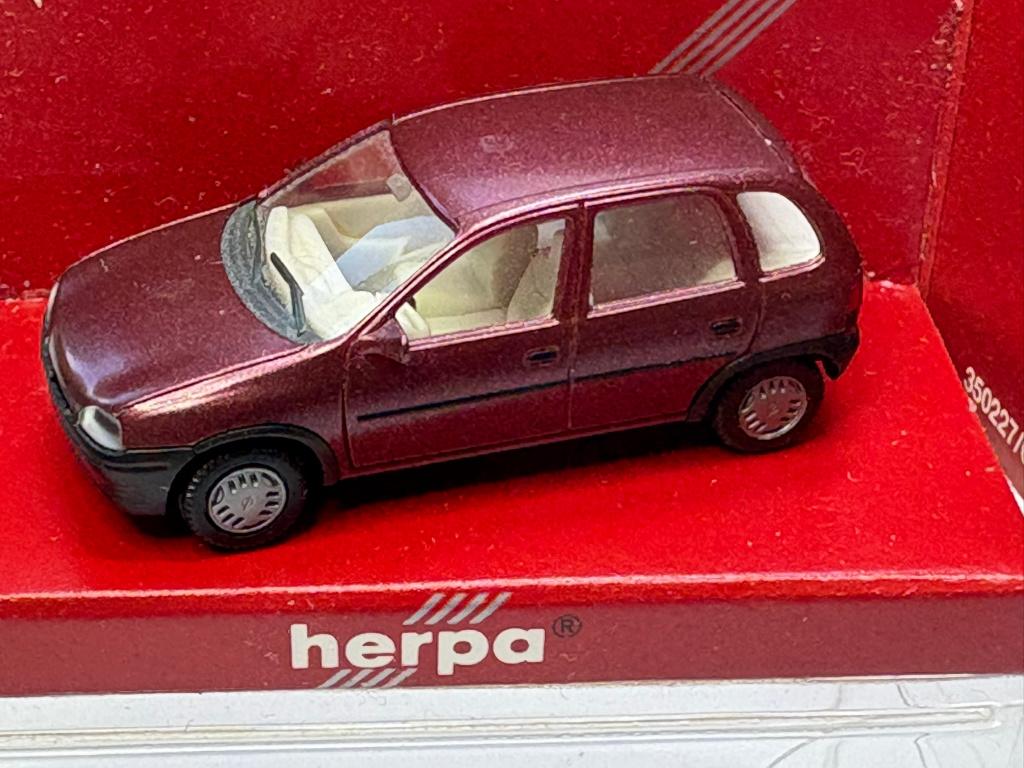 Herpa Opel Corsa IMG6557/8, Ophalen of Verzenden, Zo goed als nieuw, Auto, Herpa