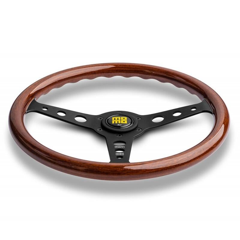 Momo Indy heritage stuur sportstuur 350mm hout zwart, Ophalen of Verzenden