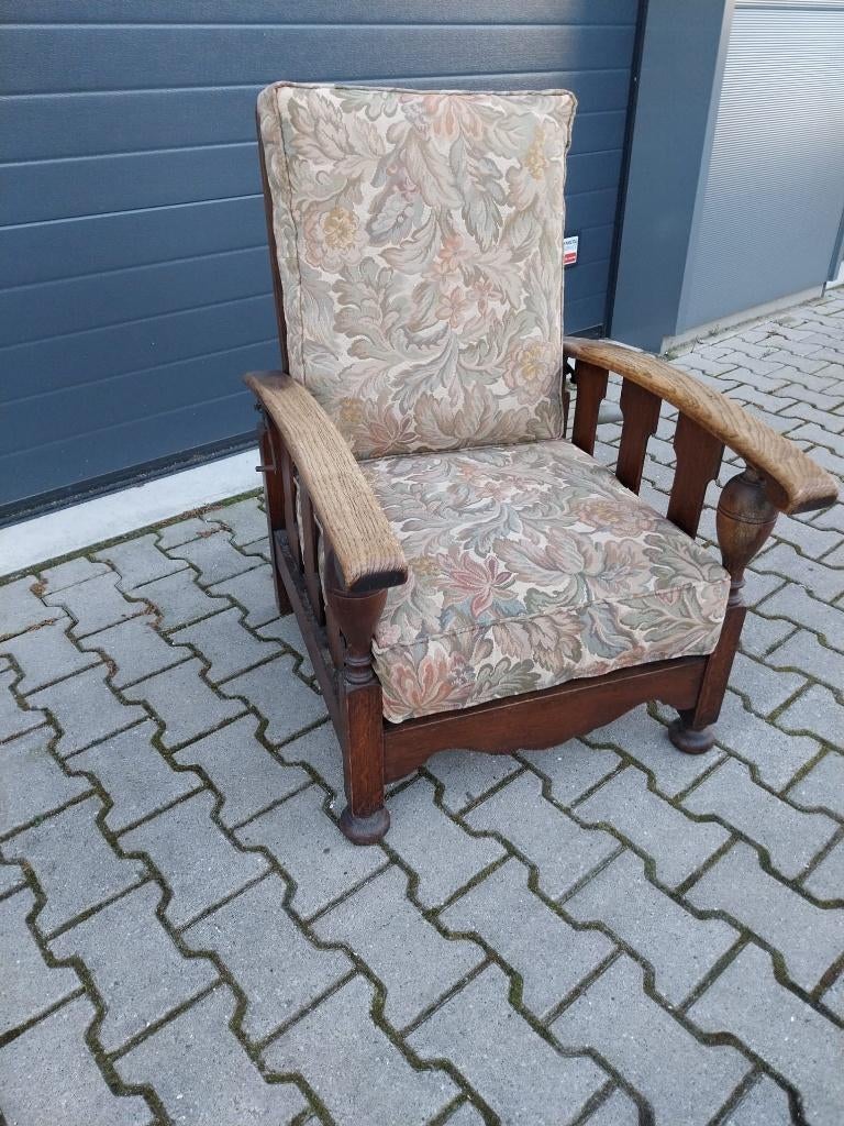 oude rookstoel, Antiek en Kunst, Antiek | Meubels | Stoelen en Banken, Ophalen