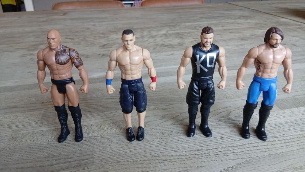 WWE Mattel worstelaars, Kinderen en Baby's, Speelgoed | Actiefiguren, Ophalen, Zo goed als nieuw
