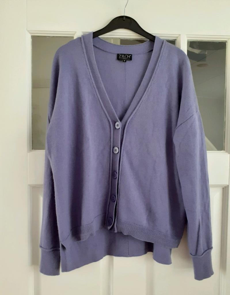 Zilch lila wolmix vest maat M, Maat 38/40 (M), Paars, Ophalen of Verzenden, Gedragen