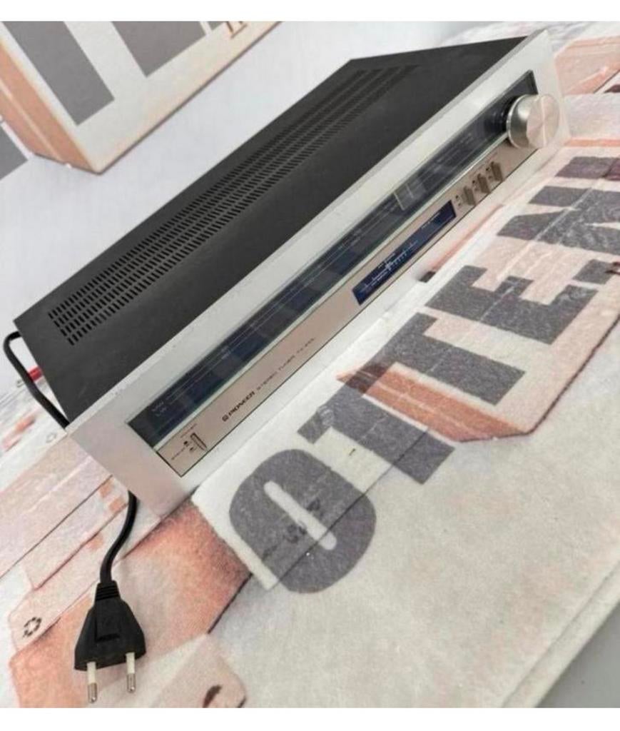 1980 - Vintage Pioneer Tuner TX-410L tx410l fm am met kabels, Ophalen of Verzenden, Zo goed als nieuw, H, H