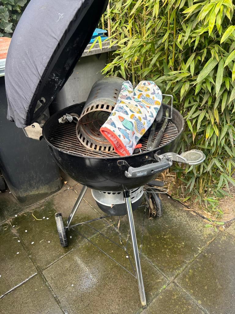 Weber Master Touch BBQ, Ophalen, Gebruikt, Met accessoires