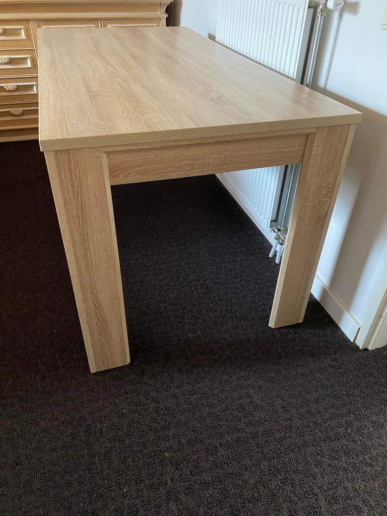 Eettafel Jysk Haslund/Hallund 160x80 cm, Huis en Inrichting, Tafels | Eettafels, Gebruikt, 50 tot 100 cm, 150 tot 200 cm, Vier personen