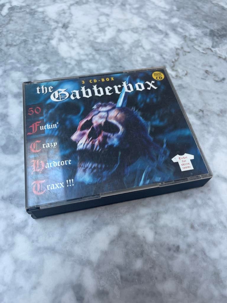 The Gabberbox 3 CD-Box 50 Fuckin' Crazy Hardcore Traxx, Ophalen of Verzenden, Gebruikt, Boxset
