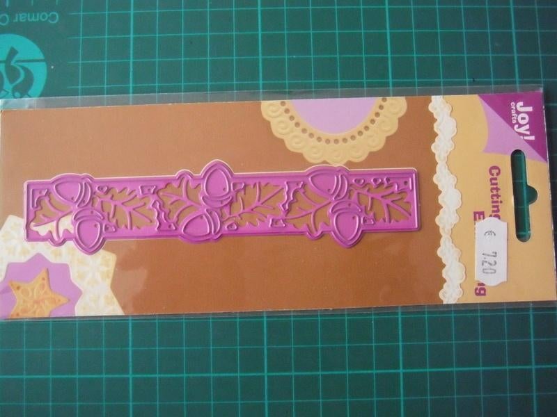 Nieuwe snijmal Joy! - eikel rand, Ophalen of Verzenden, Nieuw, Overige thema's, Pons of Mal