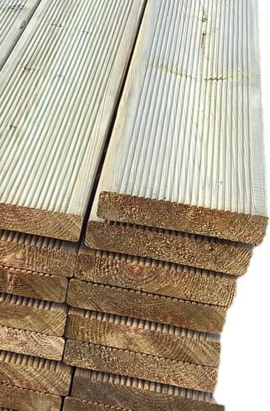 Vlonderplanken 28x145 mm - geïmpregneerd, Ophalen, Nieuw, Hout