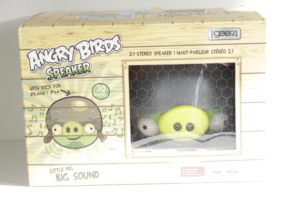 Angry Birds 2.1 stereo luidspreker 30 Watt, Ophalen, Overige genres, 1 speler, Zo goed als nieuw