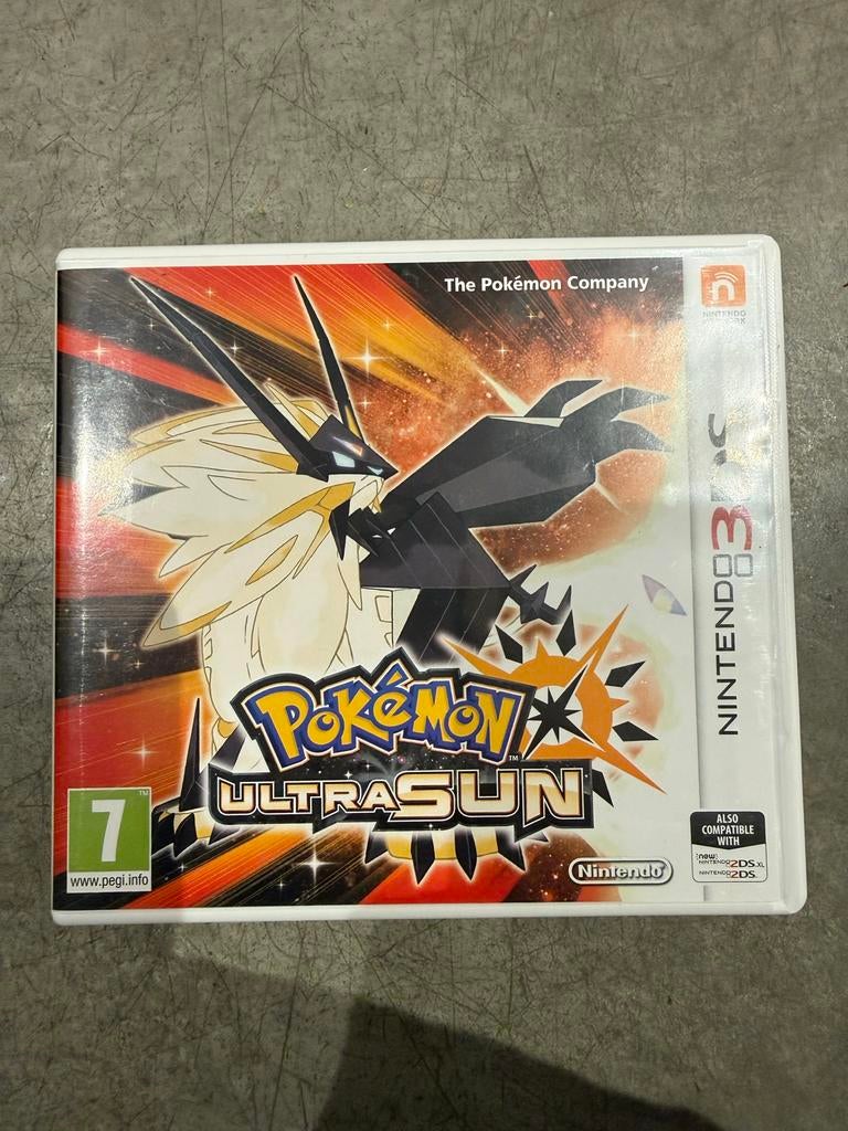 Pokemon Ultra Sun 3DS zie omschrijving, Spelcomputers en Games, Online, Gebruikt, 1 speler, Ophalen of Verzenden