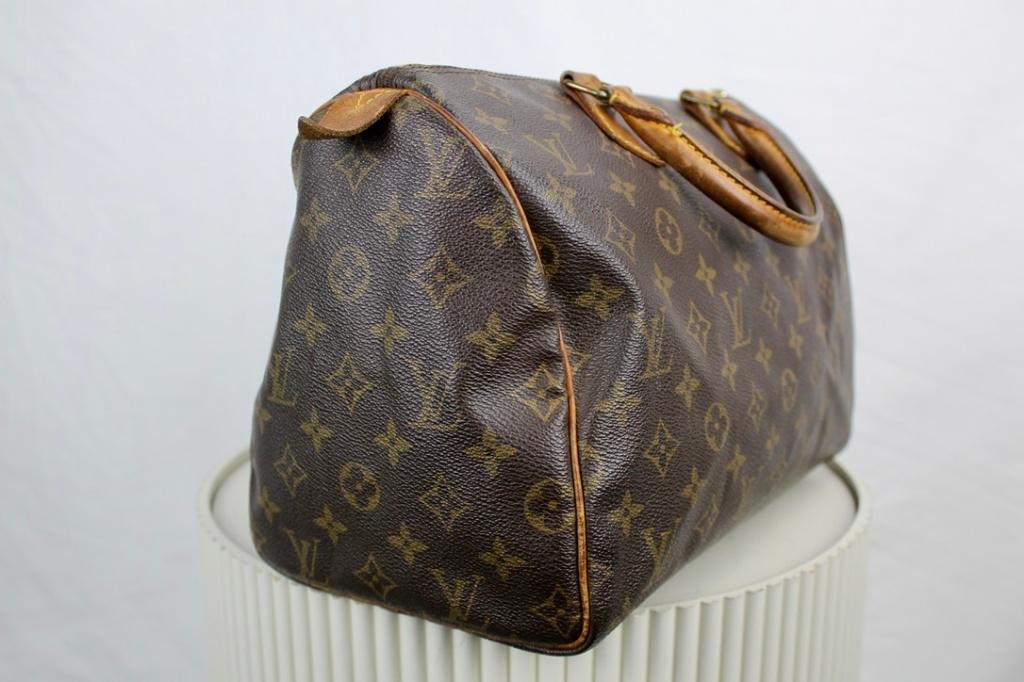 Louis Vuitton Speedy 30 - 1101, Gebruikt, Bruin, Ophalen of Verzenden, Lv