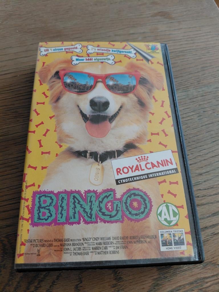 Bingo videoband. Honden film. Royal Canin., Cd's en Dvd's, VHS | Kinderen en Jeugd, Alle leeftijden, Ophalen of Verzenden, Gebruikt