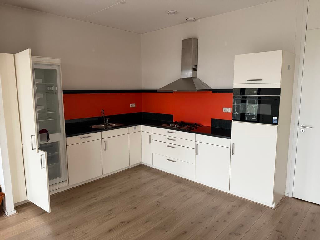 Siematic keuken met Siemens apparatuur, Ophalen, Gebruikt, Wit, Hoekkeuken