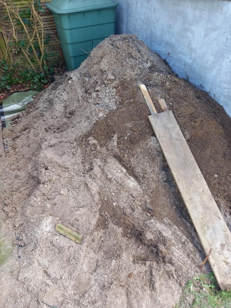 Zwart zand GRATIS, Tuin en Terras, Ophalen, Gebruikt, Overige typen