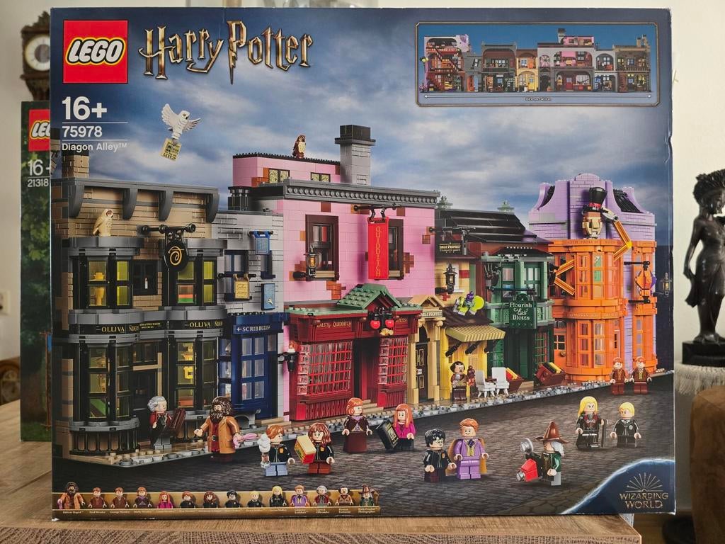 Lego, 75978 Diagon Alley, Hobby en Vrije tijd, Ophalen, Minder dan 500 stukjes