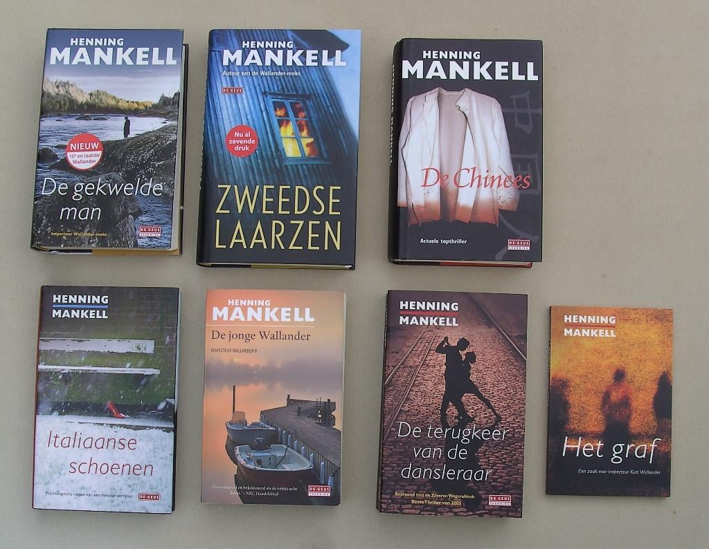 10 x Henning Mankell : Zweedse Laarzen - Kennedy's Brein, Ophalen of Verzenden, Zo goed als nieuw, Henning Mankell, Scandinavië