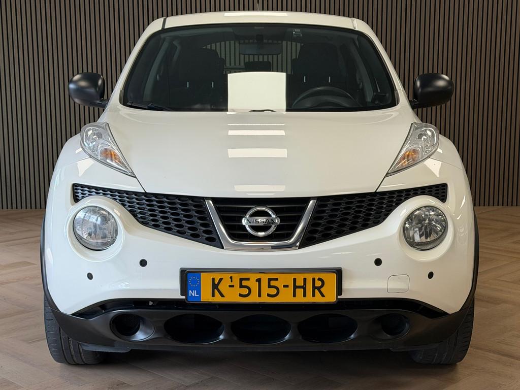 Nissan Juke 1.6 Acenta MEDIASCHERM PDC AIRCO DASHCAM, Voorwielaandrijving, Euro 5, Stof, 4 cilinders