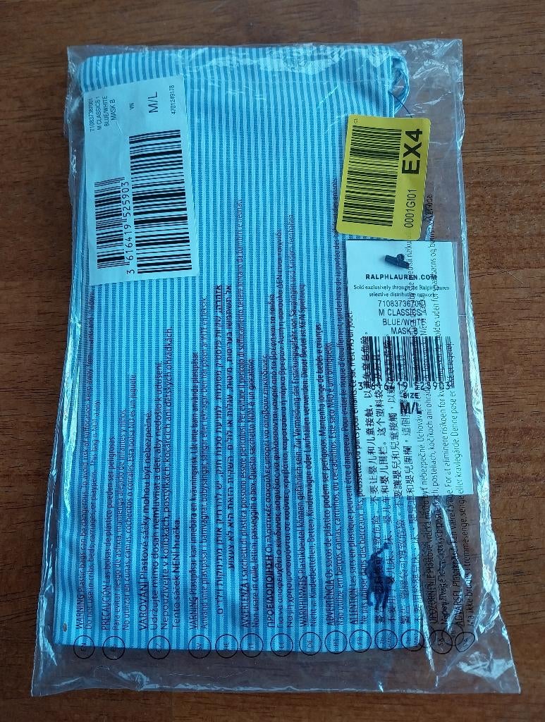 Ralph Lauren mondkapje One Size, Ophalen of Verzenden, Nieuw