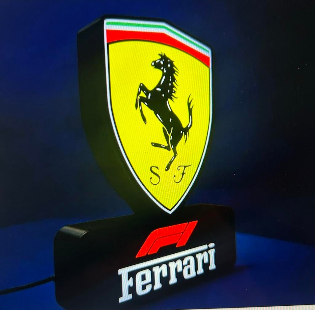 Ferrari Lightbox - Scuderia Ferrari F1 LED Display, Ophalen of Verzenden, Nieuw, Formule 1