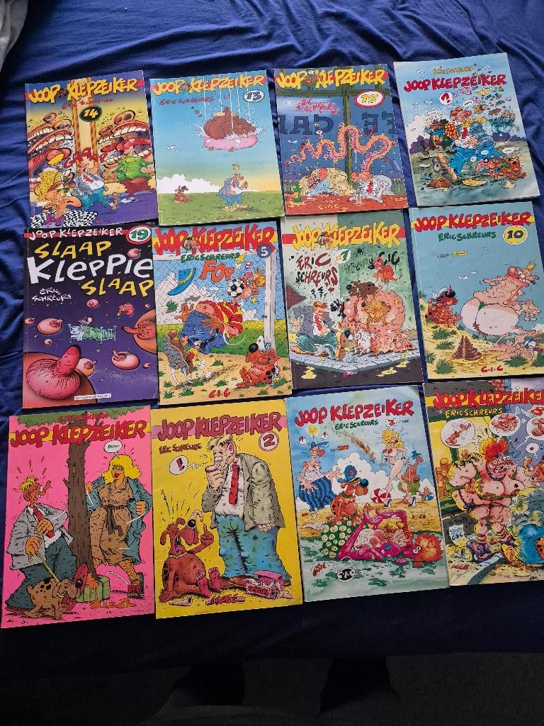 Joop klepzeiker, Boeken, Stripboeken, Ophalen, Eric Schreurs, Zo goed als nieuw, Meerdere stripboeken