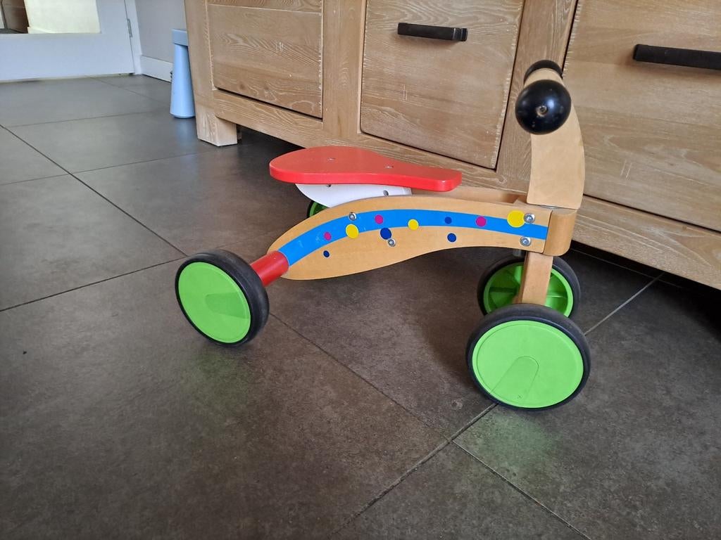Houten driewieler voor peuter, Ophalen, Zo goed als nieuw, Overige merken