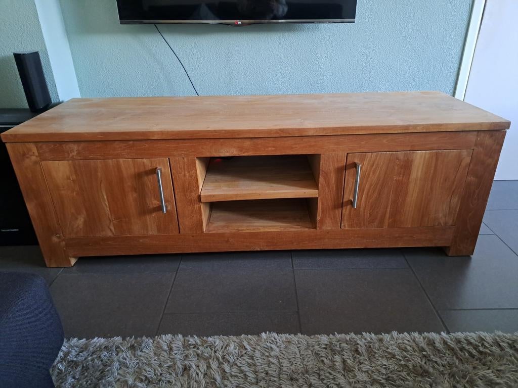 Teakhouten TV-meubel, Huis en Inrichting, Ophalen