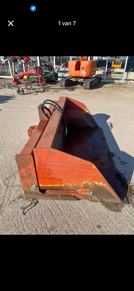 Hekamp grondbak, 100 liter of meer, Ophalen, Transportkar