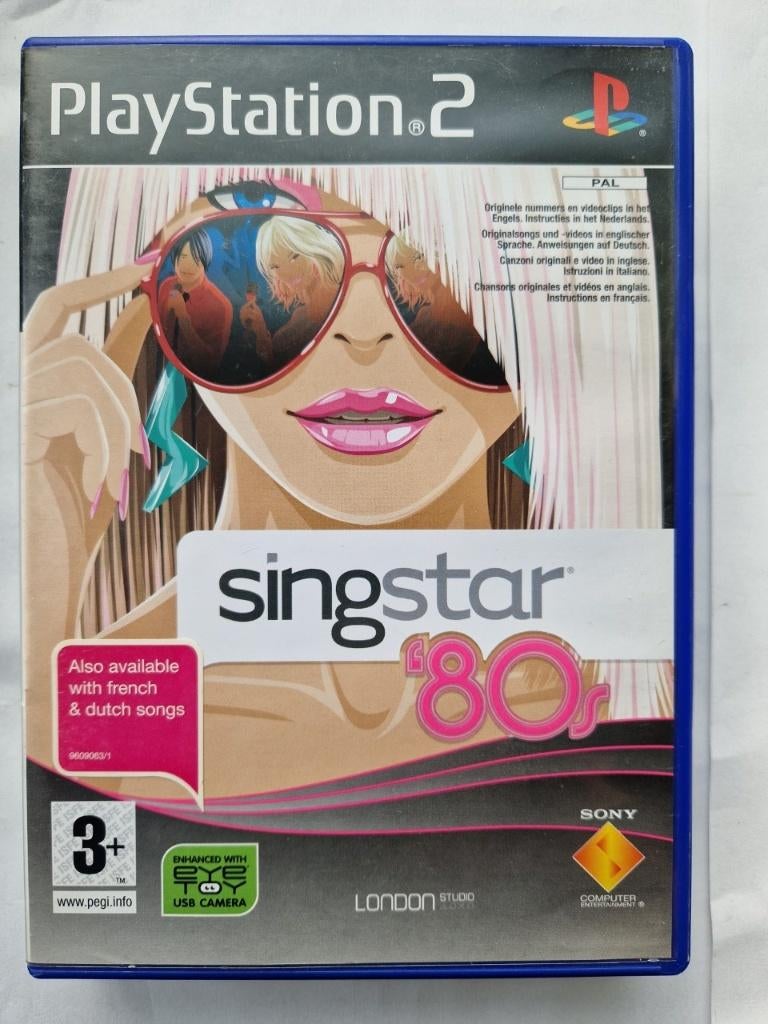 SINGSTAR 80s, Spelcomputers en Games, Gebruikt, 1 speler, Racen en Vliegen, Ophalen of Verzenden