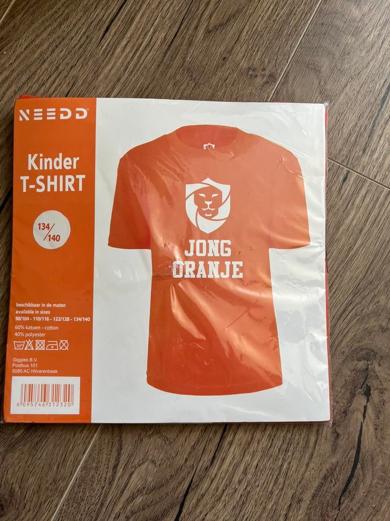 Shirt oranje maat 134-140, Kinderen en Baby's, Ophalen of Verzenden, Nieuw, Jongen of Meisje, Shirt of Longsleeve