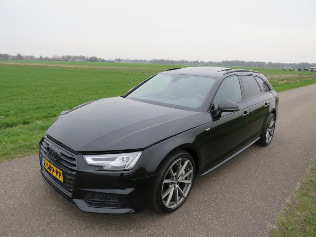 Audi A4 Avant 2.0 TFSI 252 pk Aut Quattro Sport Pro Line S 4, Automaat, 1984 cc, Zwart, Stationwagon
