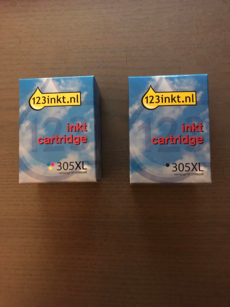 Inktcartridge 305XL kleur en zwart NIEUW, Computers en Software, Printerbenodigdheden, Ophalen, Nieuw, Cartridge