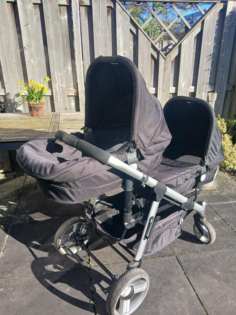 Topmark Tweeling kinderwagen, Gebruikt, Combiwagen, Duowagen, Ophalen