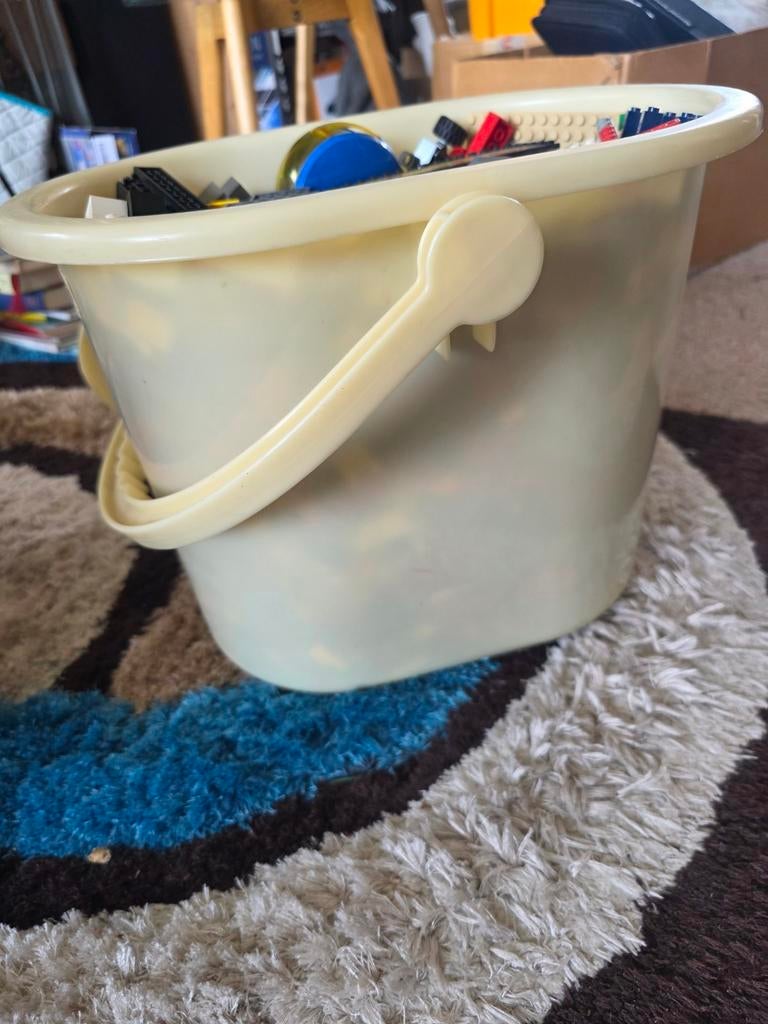 Grote emmer vol diverse LEGO blokken, Kinderen en Baby's, Speelgoed | Duplo en Lego, Gebruikt, Lego, Losse stenen, Inclusief accessoires