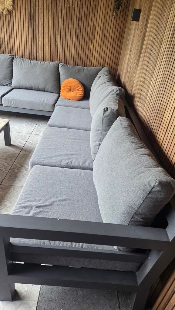 Yoi Midori loungeset met salontafel, Ophalen, Zo goed als nieuw, Aluminium, Bank