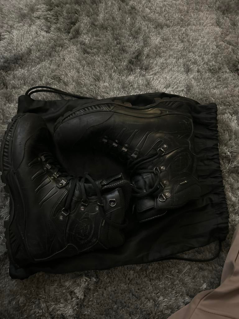 Zwarte stevige Meindl boots, maat 44 , ophalen ., Ophalen, Gedragen, Zwart, Boots