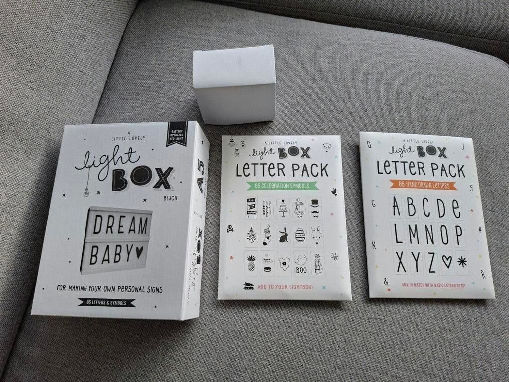 A Little Lovely Light Box A5 incl. adapter. Zwart. Nieuw!, Ophalen of Verzenden, Nieuw