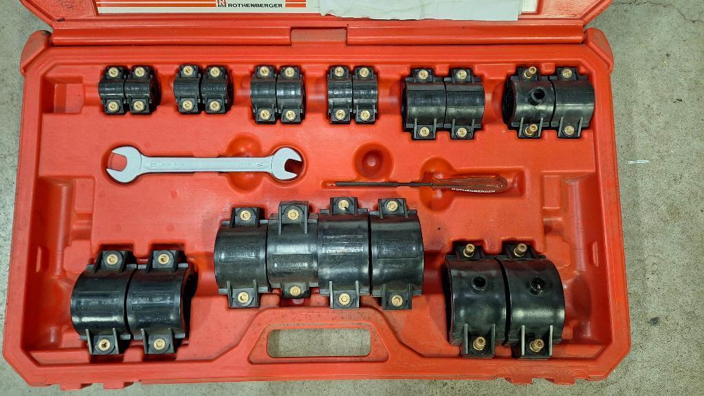 Rothenberger Rofrost 10-60mm Bevriesapparaat droogijs set, Gebruikt, ., Ophalen of Verzenden, .