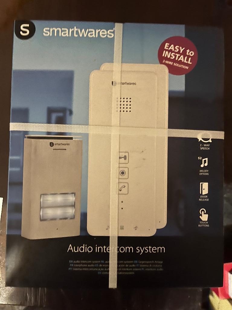 Smartwares Audio Intercom System(NIEUW IN DOOS), Ophalen, Nieuw