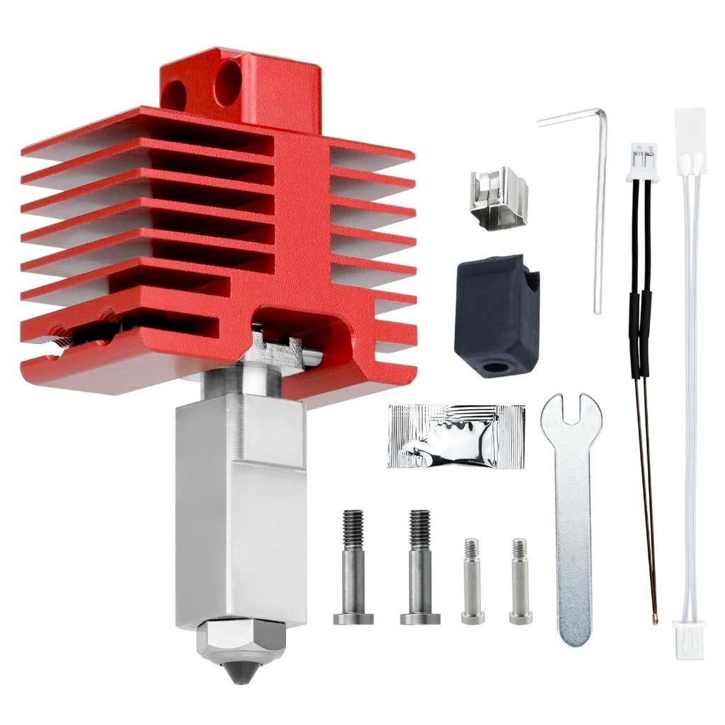 AcrossXD Hotend V4 - X1/P1 0.4mm Gehard Staal Kit Bambu Lab, Ophalen of Verzenden, Nieuw