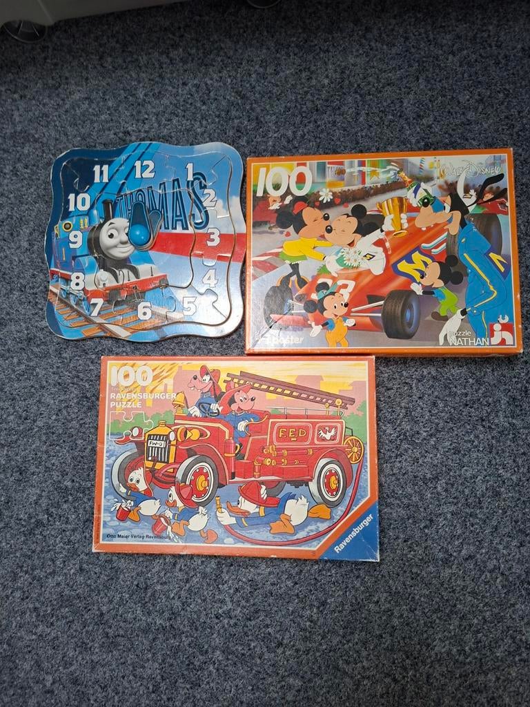 Leuke puzzel set voor kinderen, Ophalen, 2 tot 4 jaar, Meer dan 50 stukjes, Zo goed als nieuw