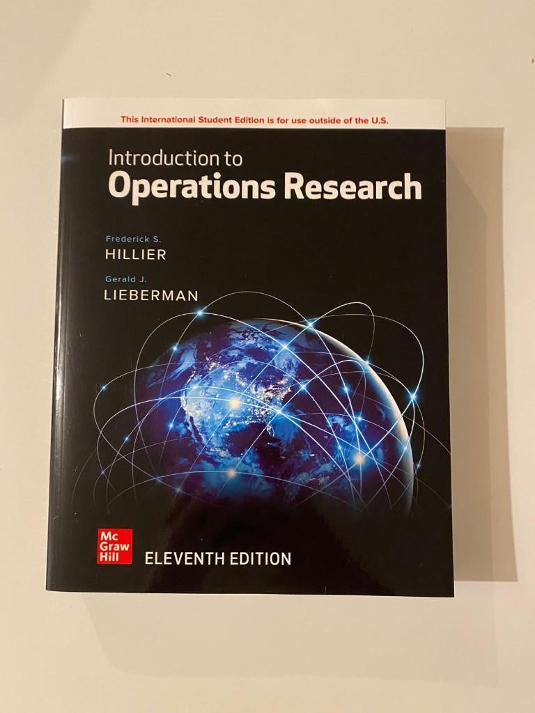 Introduction to Operations Research, Boeken, Studieboeken en Cursussen, Ophalen of Verzenden, Beta, Zo goed als nieuw, WO