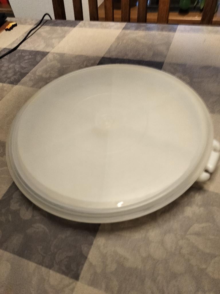 Hapjes verdeelschaal, Ophalen of Verzenden, Gebruikt, Wit, Schaal