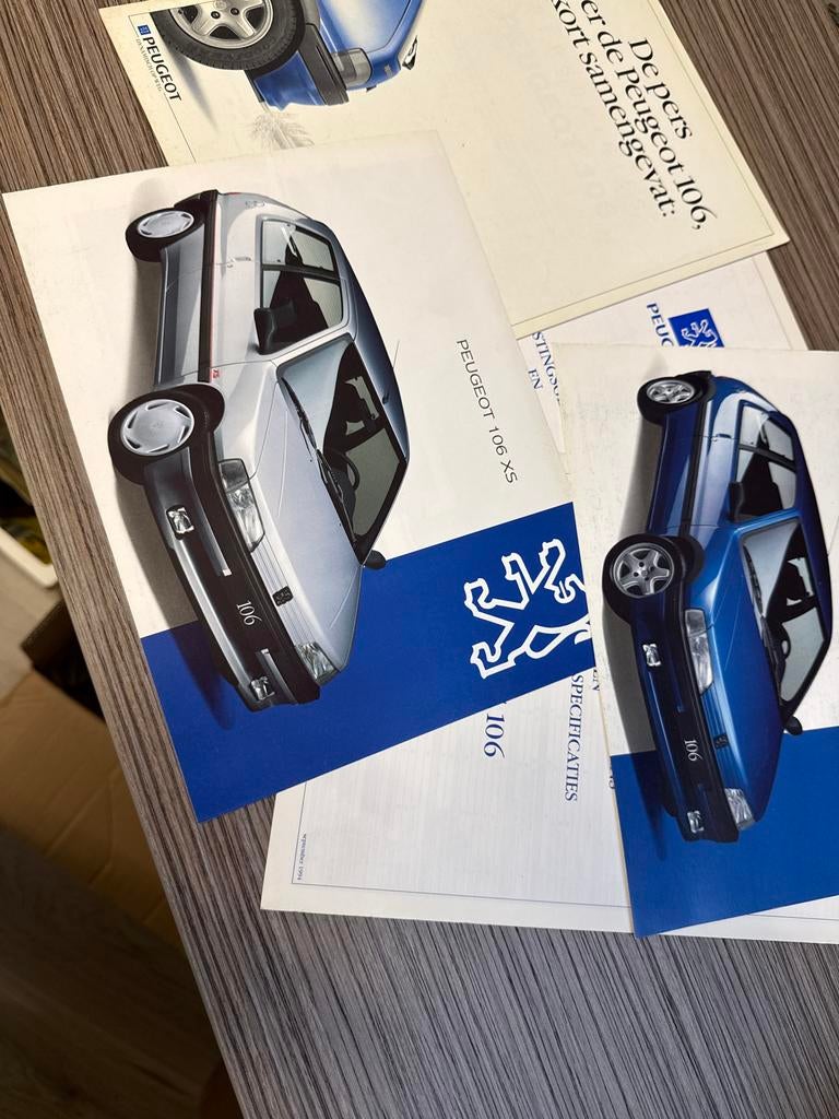 Peugeot 106 folders en prijslijsten, Ophalen of Verzenden, Zo goed als nieuw, Peugeot