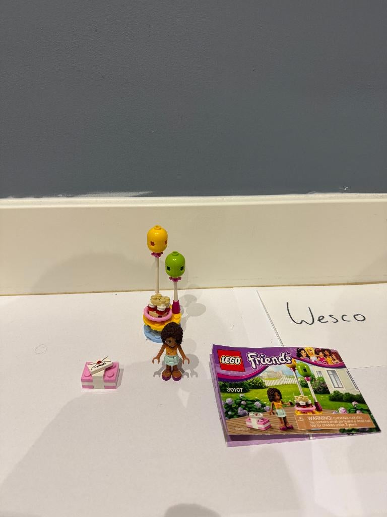 Lego 30107 - Friends - Birthday Party polybag, Ophalen of Verzenden, Gebruikt, Complete set, Lego