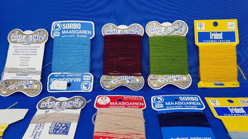 Maasgaren, scheepjeswol, Sorbo, Modinetje, 21 kaartjes. 7B6, Tweedehands verkoop, Gebruikt, Ophalen of Verzenden, Geen@idee.nl