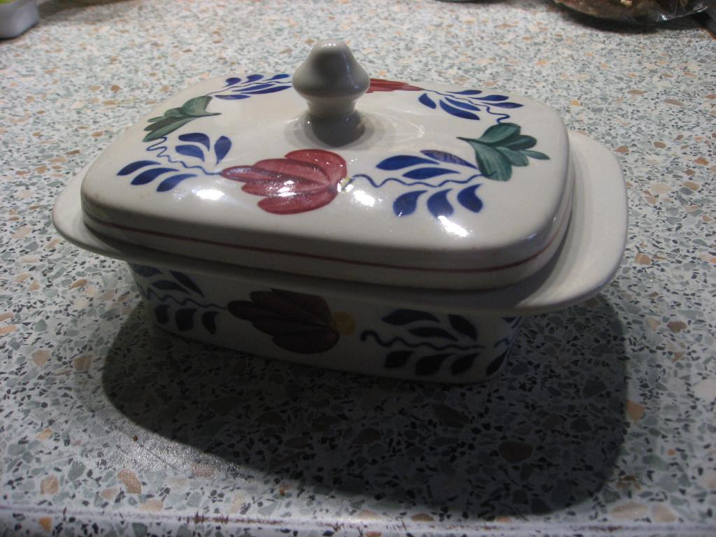 Boerenbont botervloot3, Huis en Inrichting, Keuken | Servies, Zo goed als nieuw, Overige typen, Boerenbont, Aardewerk, Ophalen of Verzenden