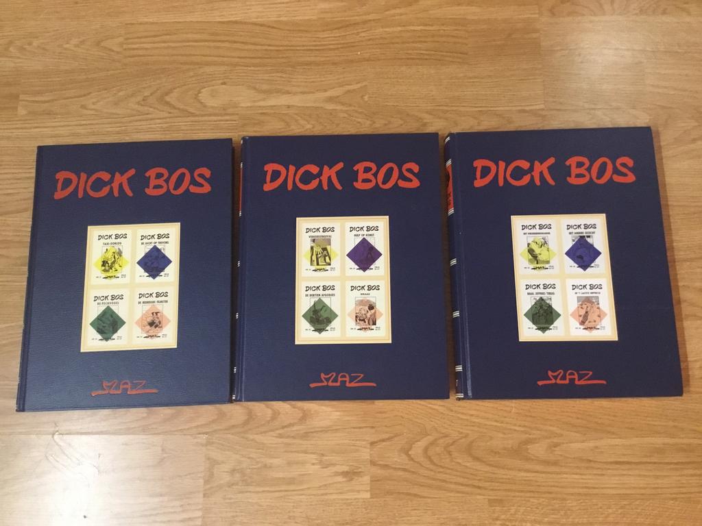 3x Dick Bos., Meerdere stripboeken, Ophalen of Verzenden, Zo goed als nieuw